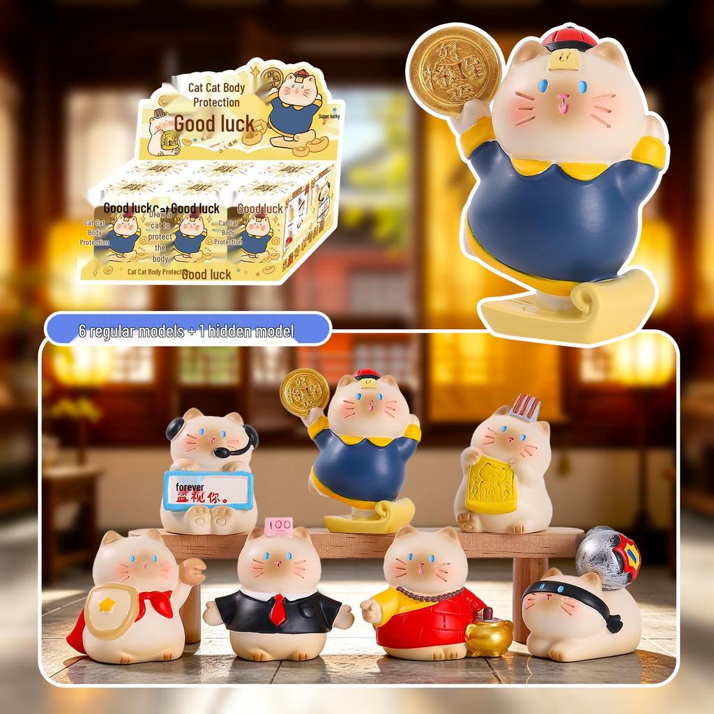 Guochao Hanfu Girl Figurine: Spring Breeze Blind Box Collectible – Dreamy Decor & Gift