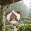 Multi-bird Feeder Outdoor Bird Feeder, Artistic Hanging Decorative Colorful for Garden Backyard Wild Birds