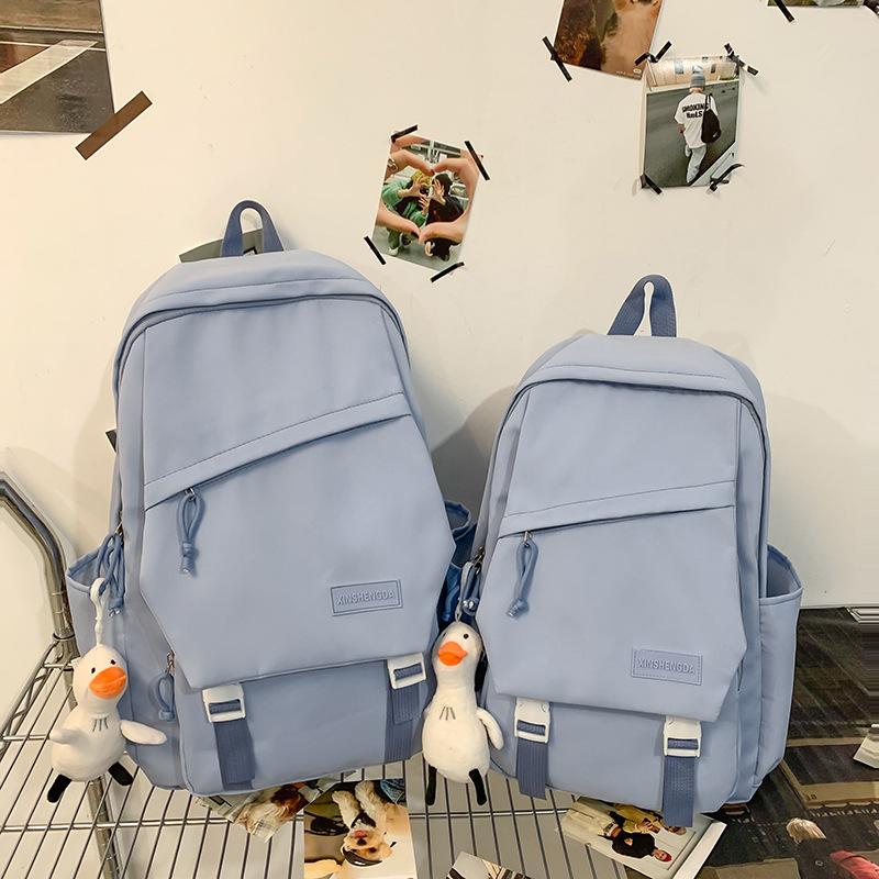 Schoolbag student schoolbag new junior high school student backpack can print logo large capacity durable lightweight backpack