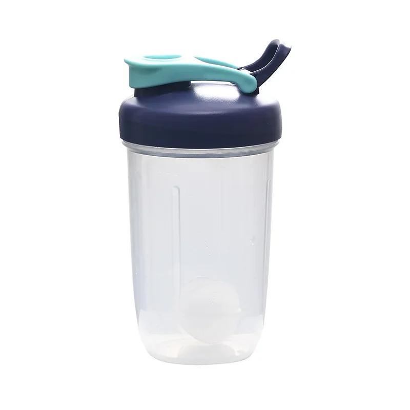 Shaking Cup 400ml Protein Powder Shaker Bottle Leak Proof Water Bottle for Gym Outdoor Fitness Training Sport Mixing Cup