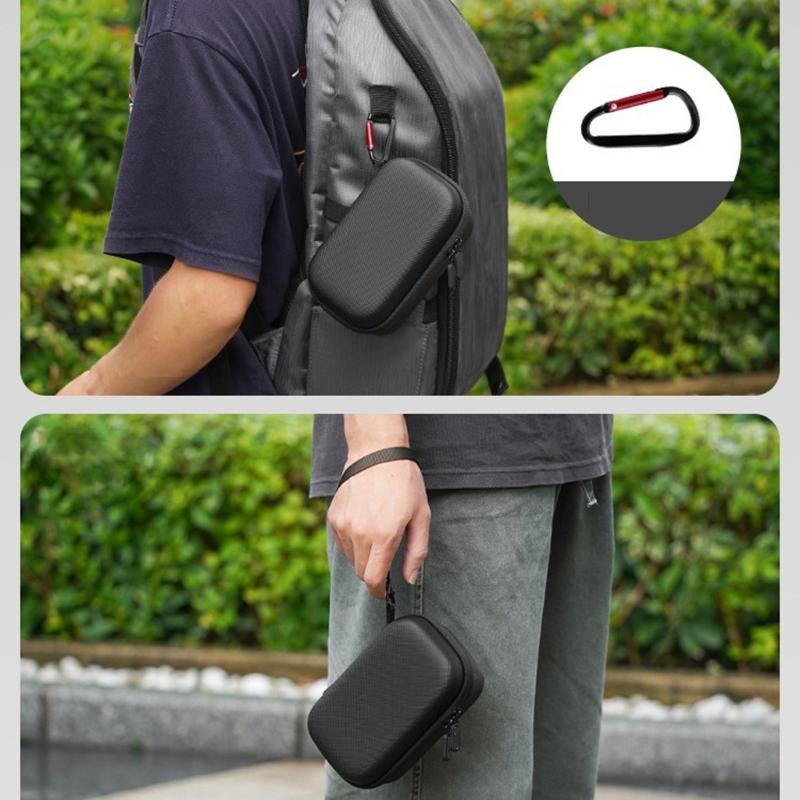 Water Resistant Travel Carrying Bag Organizers Pouch For 360 Cameras Customized Interior Pockets Protective Shell Design