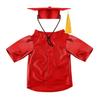2025 Dog Graduation Costume Set Pet Graduation Cap with Tassel And Washable Gown Set for Dogs Cats Holiday Halloween Party Accessory