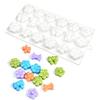 Food Grade Silicone Baking Molds 18 Cavities Bows Flower Design For Creating Chocolate Sweet And Soft Candies