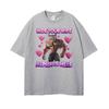 Versteck deine Frau Alpha ist da Katze Lustiges T-Shirt Herren Damen Mode Kurzarm T-Shirt Tops Lässig 100% Baumwolle Übergroße T-Shirts