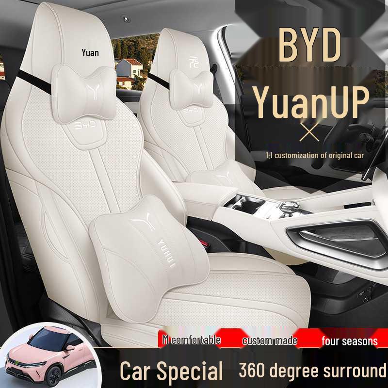 BYD Yuan UP Leather All-Season Car Seat Covers for Five-Seater Models