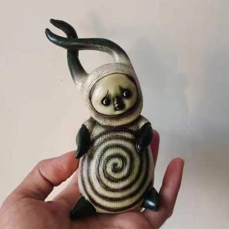 2023 Baby Goblin Halloween Dolls Decorative Figurines Art Quadruplet Ghost Doll Figurine Crafts for Garden Courtyard Small Decor Kawaii Gifts