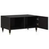 Black Coffee Table 80 x 50 x 40 cm Solid Mango Wood