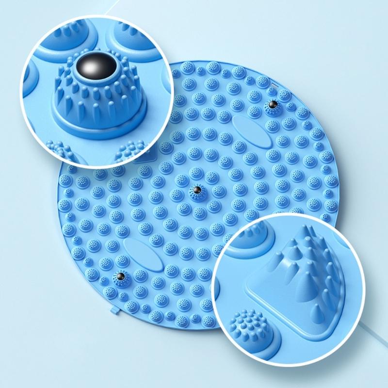 Foot Massage Relaxation Mat Muscle Relaxation Massager Feet Relaxing Mat Round Exercise Pad Pilates Yoga Accessories
