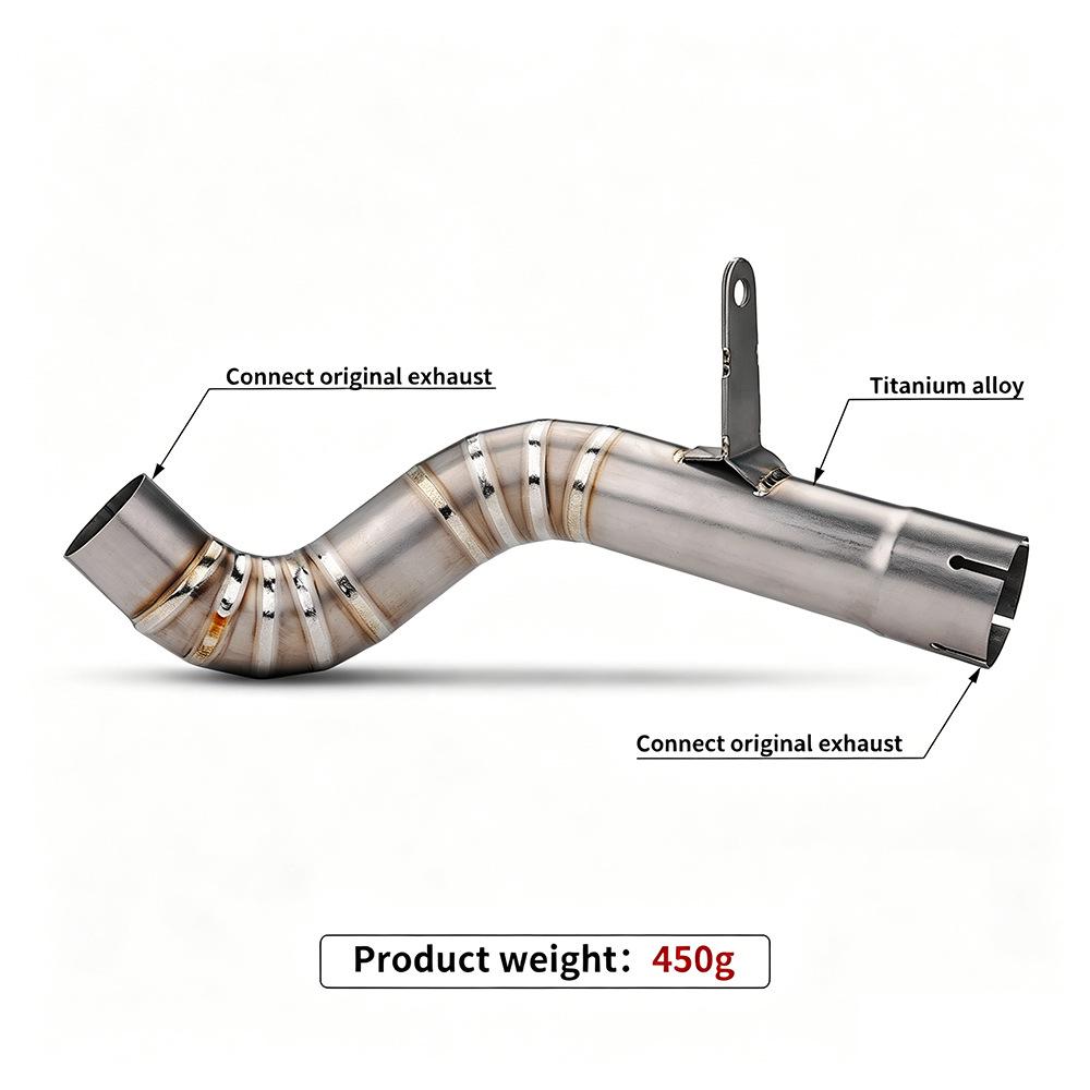 BMW F750GS/F850GS Titanium Alloy Exhaust Tailpipe