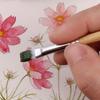 1set/ 6pcs Paintbrush Brushes, Log Rod Combination Paintbrush Set Brushes, Hand-painted Watercolour Brushes Oil Brushes Set