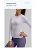 Women's Slim-Fit Long-Sleeve Yoga and Running Top