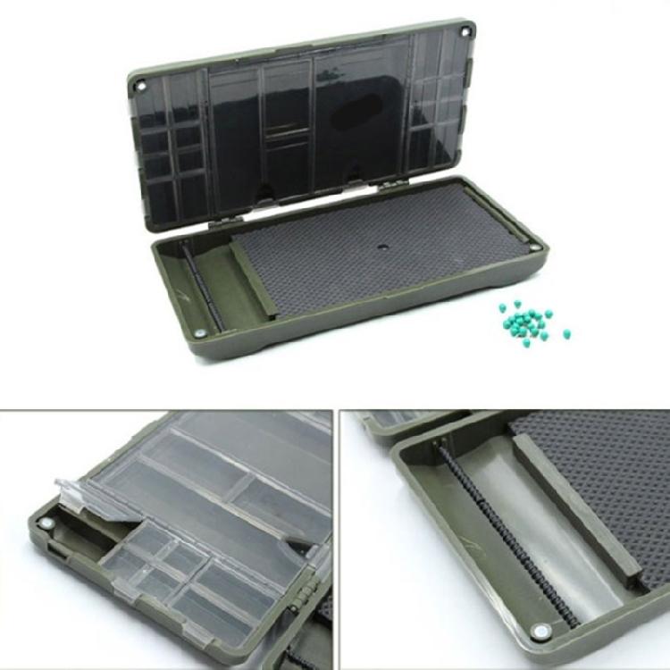 Container Box Secure Magnet Closure Organizers Carp Fishing Tackle Box Multiple Compartment Fishing Hook Storage Case