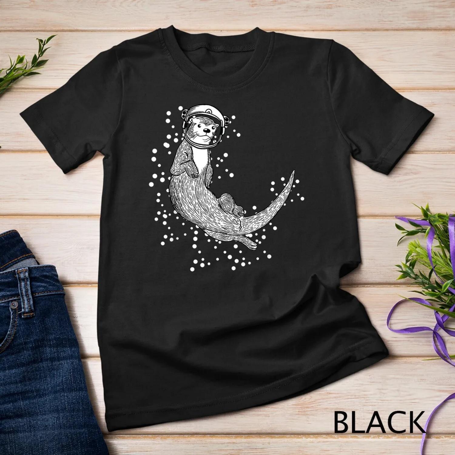 Ferret Rodent Gnawer Space Planet Universe T shirt S чёрный