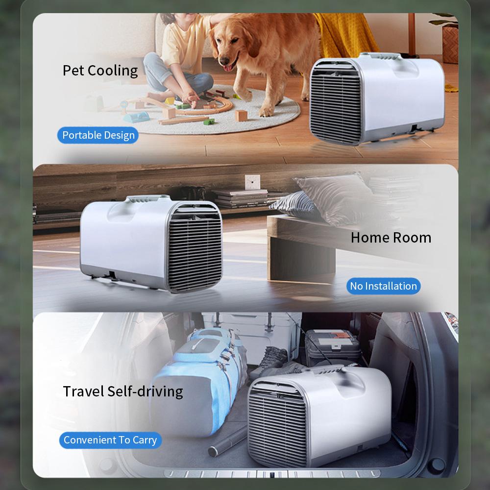 Portable Tent Air Conditioner APP Voice Control 1300W/1500W  5-10m2 for RV Camping Air Conditioner