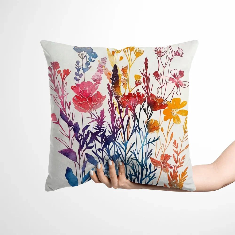 Sofa Decorative Pillow Covers and Flowers Short Plush Pillowcase Pillowcases for Pillows x Cushion Cover Cushions