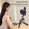 Dual-Sided Teleprompter & Phone Stand: Handheld Video Recorder, Script Reader & Selfie Stick