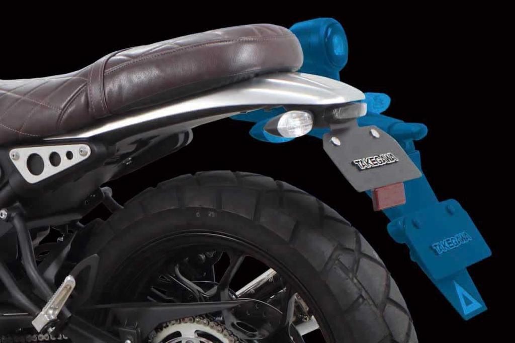 Special Parts Takegawa (TAKEGAWA) Fender Eliminator Kit with LED Mini Taillights, Black, for XSR125 (BVF1), 05-08-0538