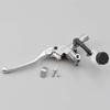 Daytona NISSIN Motorcycle Clutch Master Silver Clear 61748 Cylinder, Horizontal, 14mm, Body/Buffed Lever,