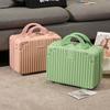 14-Inch Retro Makeup Case: Cute, Portable Travel Storage for Women and Students