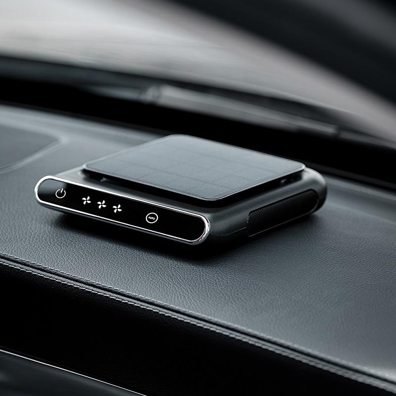 G1 Solar-Powered Wireless Car Purifier and USB-Charged Aromatherapy Ionizer