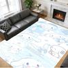 Crystal Velvet Rug Soft Non Slip Indoor Floor Mat Home DecorCinnamoroll
