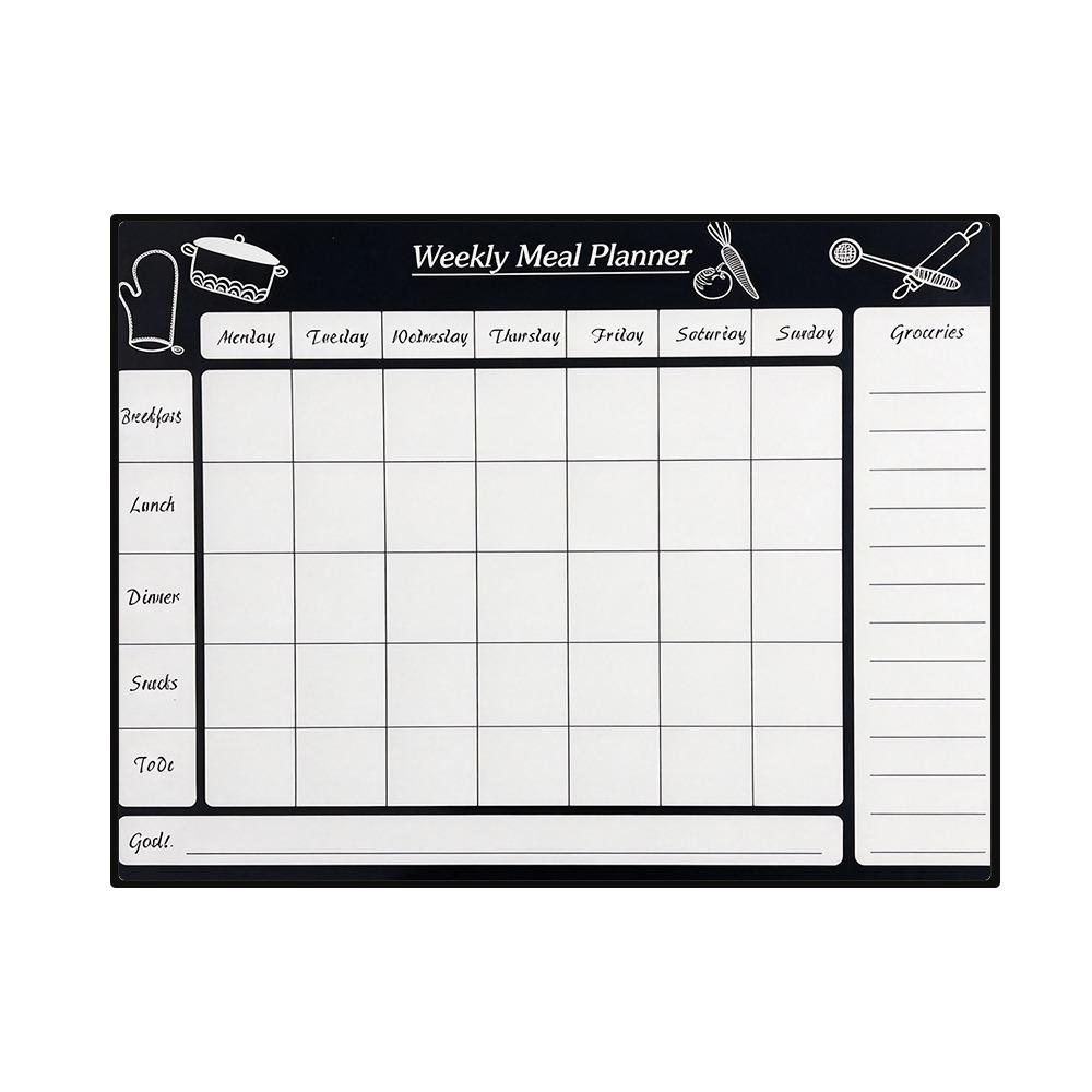 To Do List Dry Erase Planner Dry Erase Monthly Weekly Planner Meal Planner Board Fridge Magnet Use