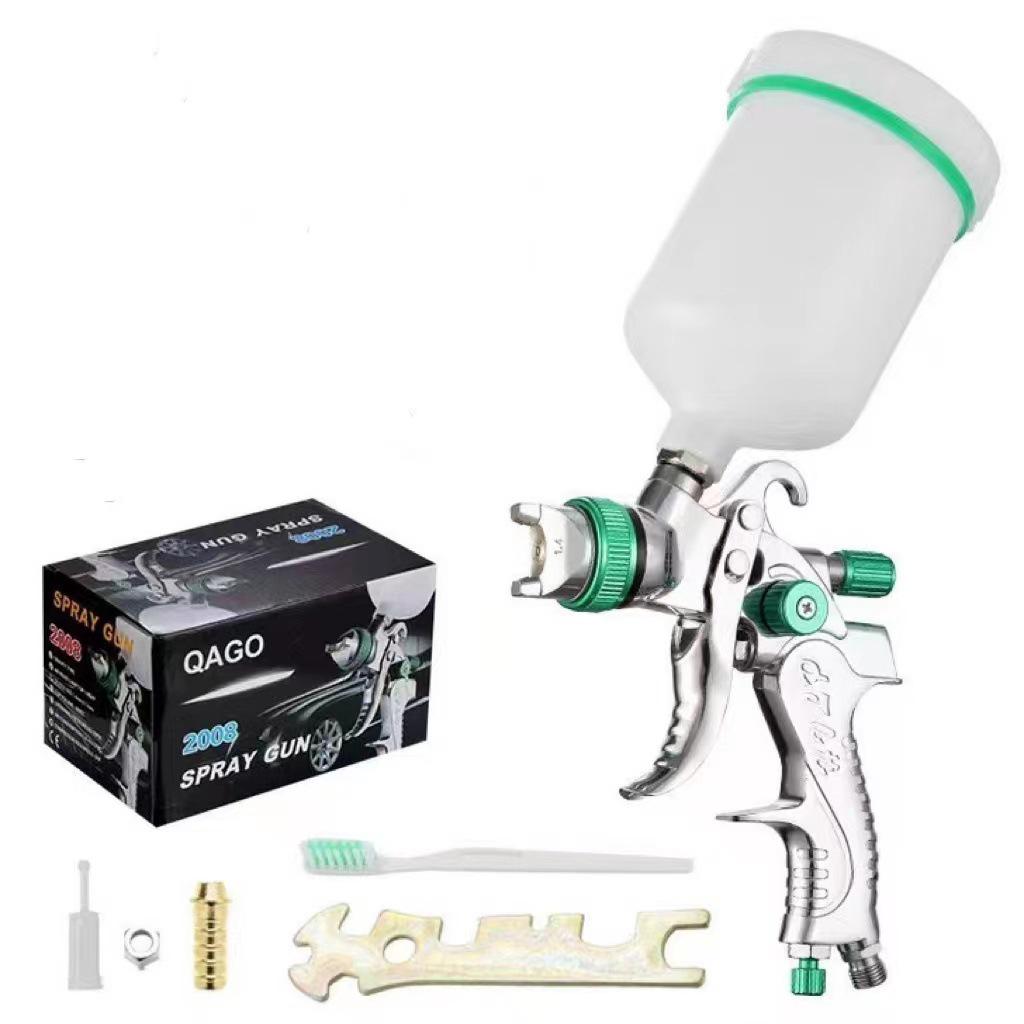 2008 Car High Atomization Spray Gun 1.7/2.0/2.5mm Nozzle Pneumatic Top-Feed Paint Sprayer