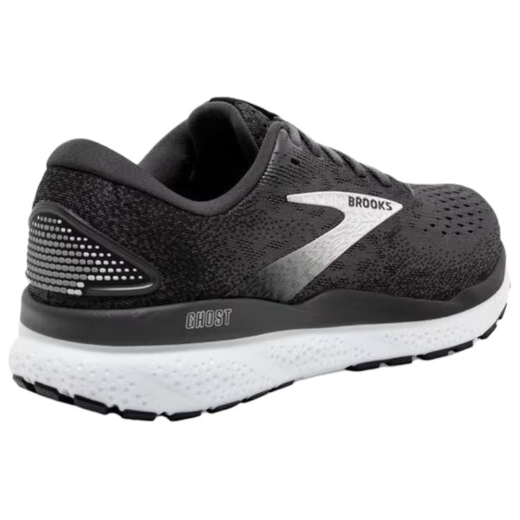 Brooks Ghost 16 Black Grey Men Sneakers White 110418-1D-090