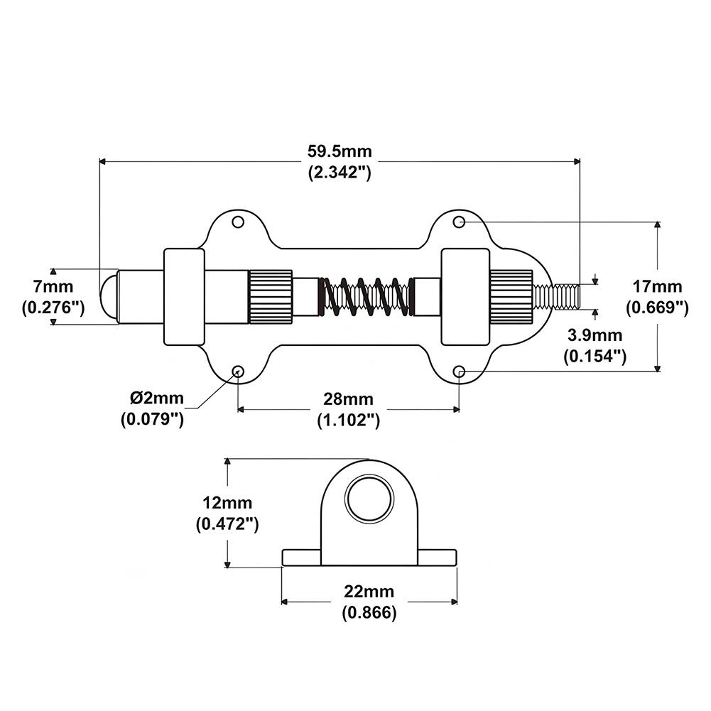 Guitar Brass Tremolo Stabilizer for Floyd Rose Floating Tremolo Bridge Systems Tremolo Bridge Stopper Stabilizer Tremsetter Set