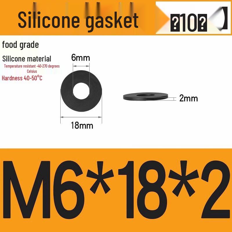 Silicone High-Temp Waterproof Gasket & Shock Absorbing Seal Pad