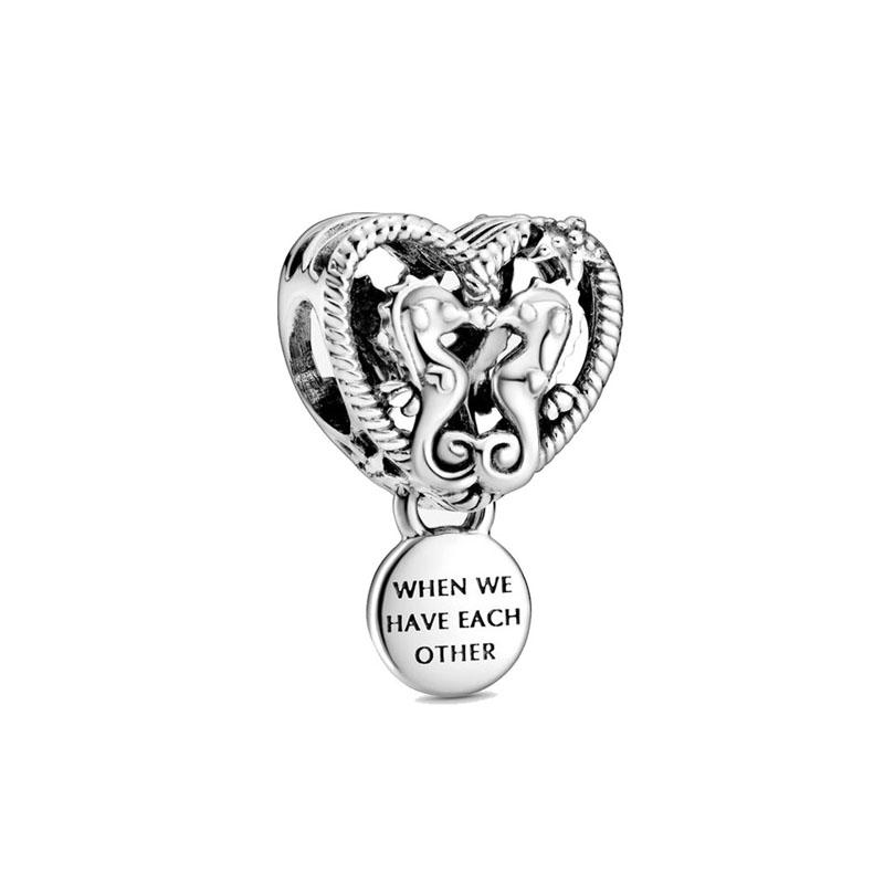 New Copper Pearl Shell Turtle Octopus Lobster Boat Dolphin Starfish Charm Bead Pendant Fit Original Bracelet Diy Jewelry