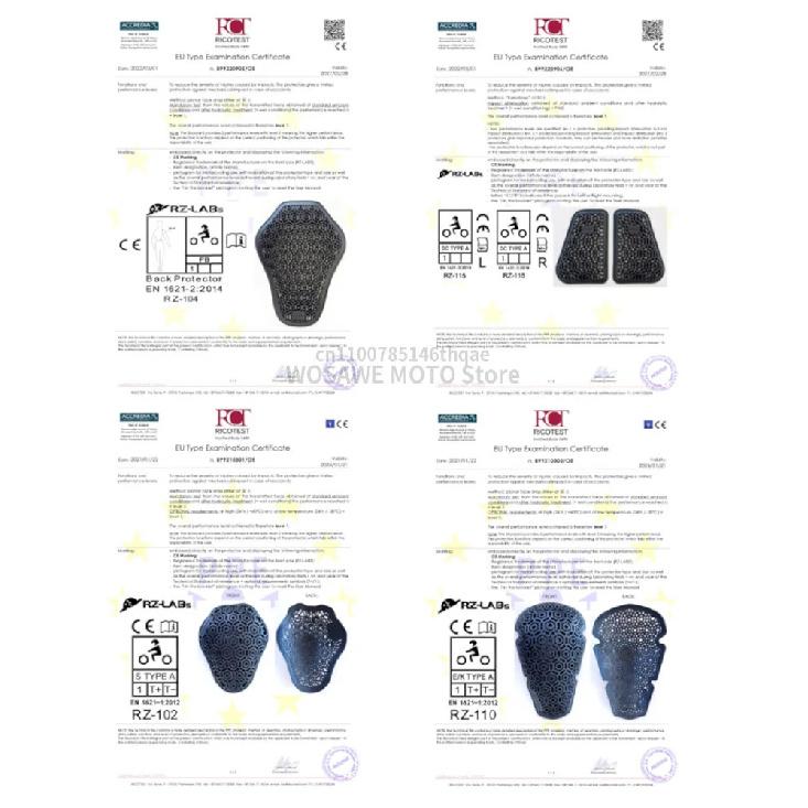 WOSAWE Motorcycle Jacket Body Armor Protection Jackets Motorbike Clothing Moto Riding Back Protectors CE Certification Soft Pads