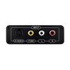 AV S-Video CVBS Sound Video Converters to HDTV 3.5mm Switcher Adapter AV S-Video Switcher For HDTV PC Desktop