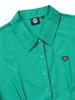 Bbc Earth W Knit Collar Point Woven Dress_Green