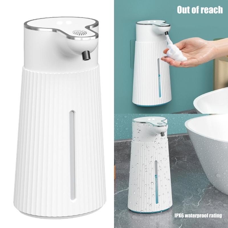 Dobíjecí pěnový dávkovač mýdla Automatický indukční pěnový mycí prostředek na ruce Bezkontaktní dávkovač mýdla pro kuchyň a koupelnu