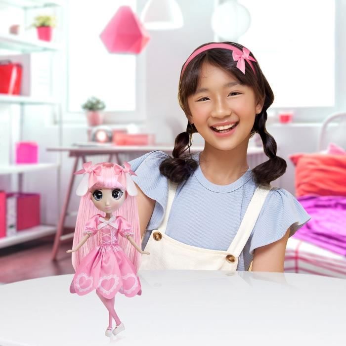 Păpușă Mare Kawaii stil Japonia 30 cm - Păpușă Yumi - BANDAI - Licență Oficială Shibajuku Anime