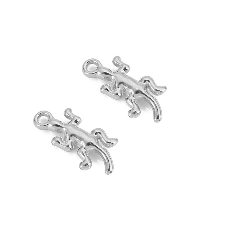 

5pcs Never Fade Stainless Steel Beads Animal Dog Claw Starfish Gecko Elephant Charms Earrings Bracelet Necklace Jewelry Making