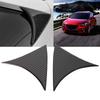 EBTOOLS 2pcs Rear Window Spoiler Side Wing Cover Carbon Fiber Car Replacement Rear Window