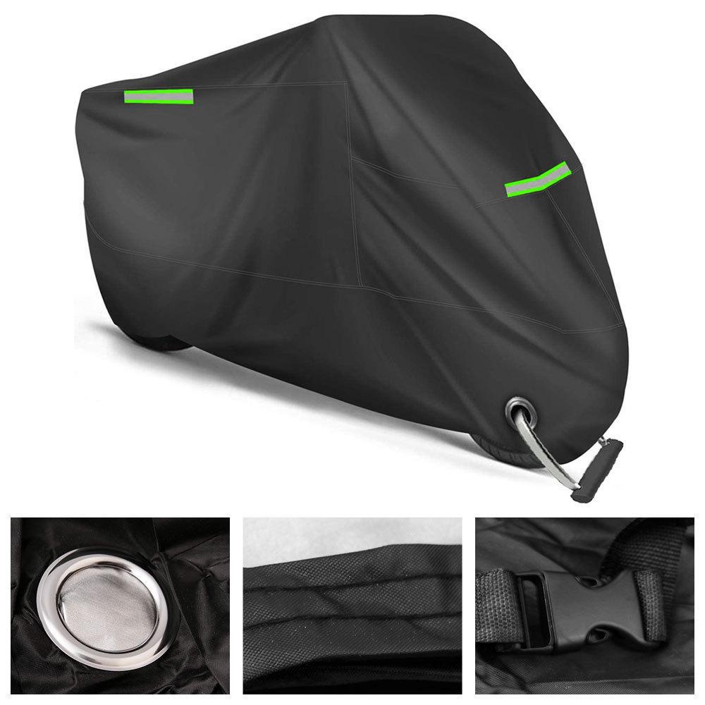 190T Polyester Taft Motorradabdeckung - Schutz vor Sonne, Regen, Staub
