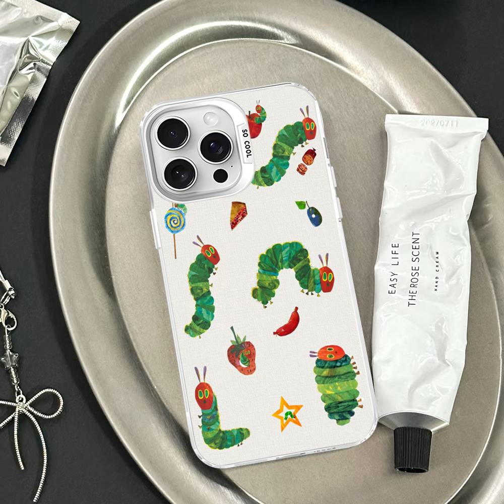 The Very Hungry Caterpillar Phone Case For IPhone 17 16 15 14 13 12 11 Pro Max Plus Pro Colorful Shell