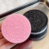 Handmade Squishy Silicone Cookies Fidget Toy Slow Rising Stress Easing Pinch Decompression Squeeze Toy For Kids Holiday Gifts