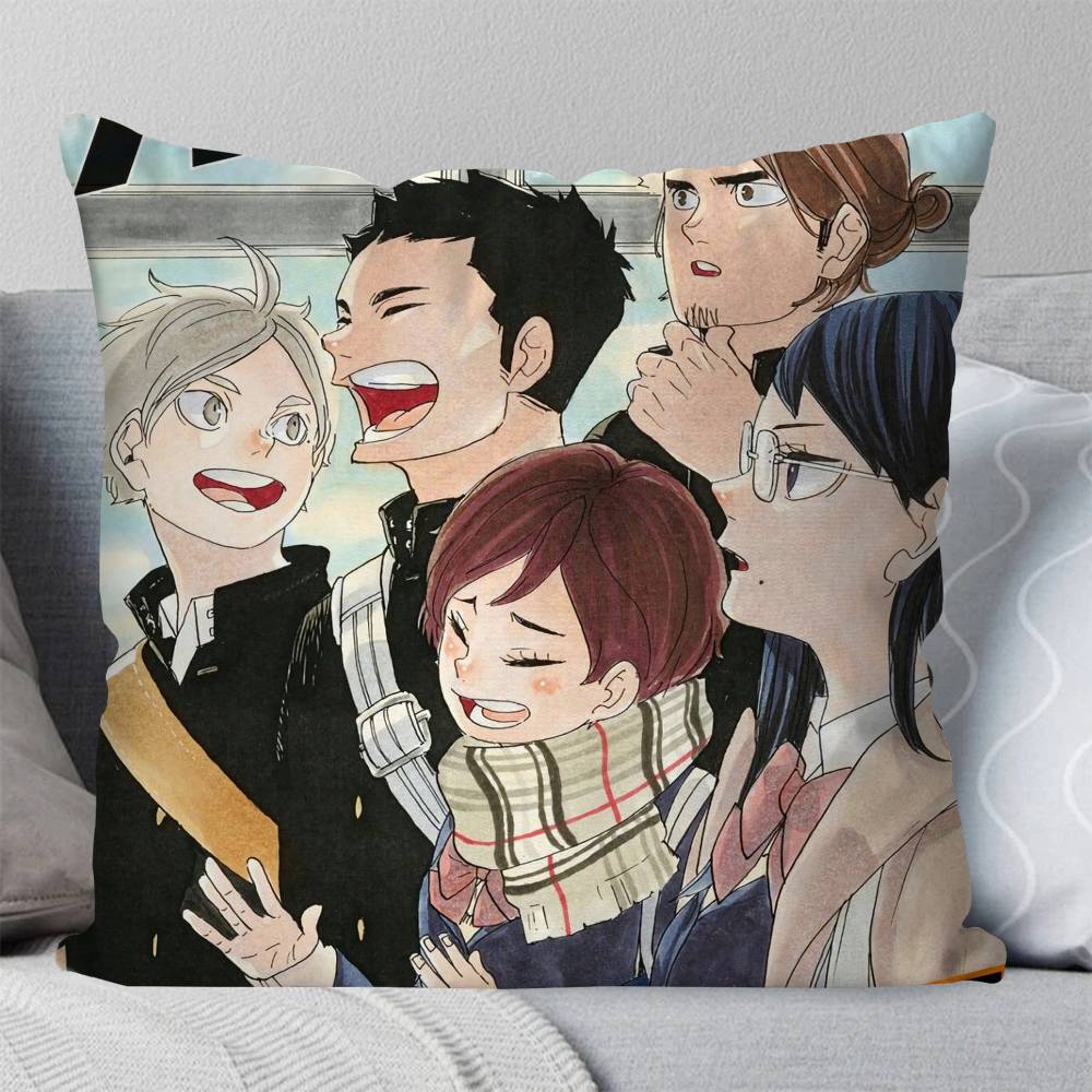 Anime YYURi On ICE Pillow Case Fashion Square Pillowcase Bedroom Sofa Room Ins Decoration Leisure