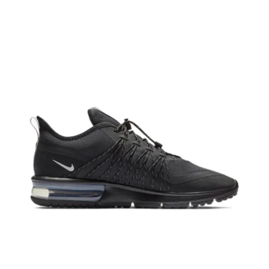 Nike Air Max Sequent 4 Utility Reflect Silver Women Sneakers Black AV5356-004