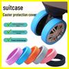Silent Travel Suitcase Wheel Cover: Protective Silicone Replacement for Universal Luggage Rollers