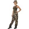 Smiffys Womens/Ladies Deluxe Camo Costume Set