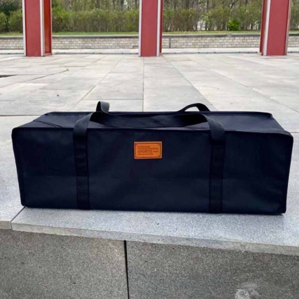 Black Travel Picnic Handbag 600D Oxford Cloth Canvas Canopy Pole Bag  Outdoor Supplies