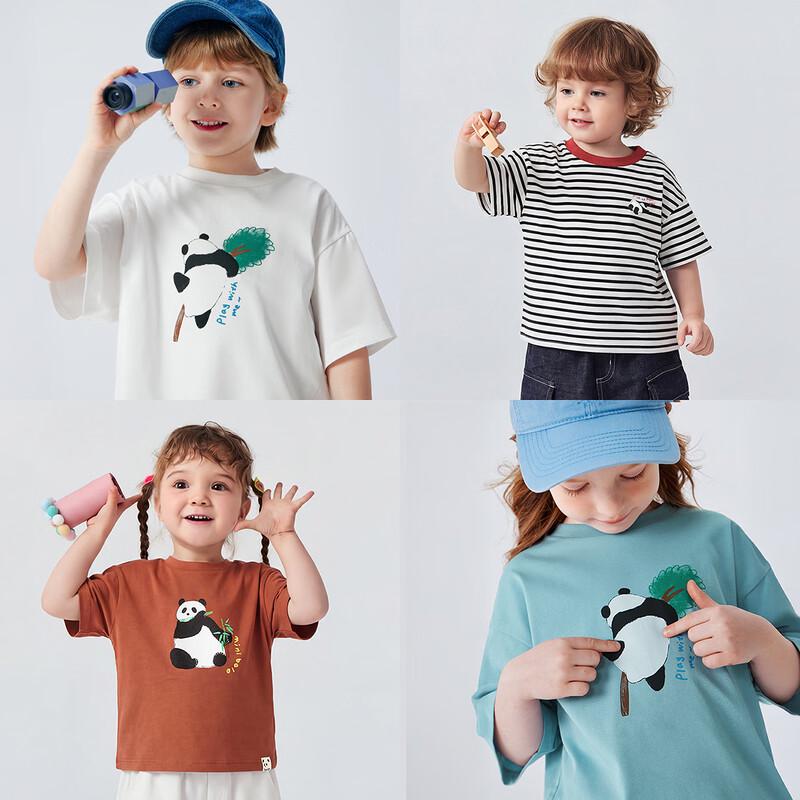 Minibala Breathable Quick-Dry Cartoon Short Sleeve T-Shirt