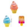 Needoh Pot à Glace Crème Glacée Cube Sensoriel en Silicone Pour Soulager le Stress et le Jeu Créatif