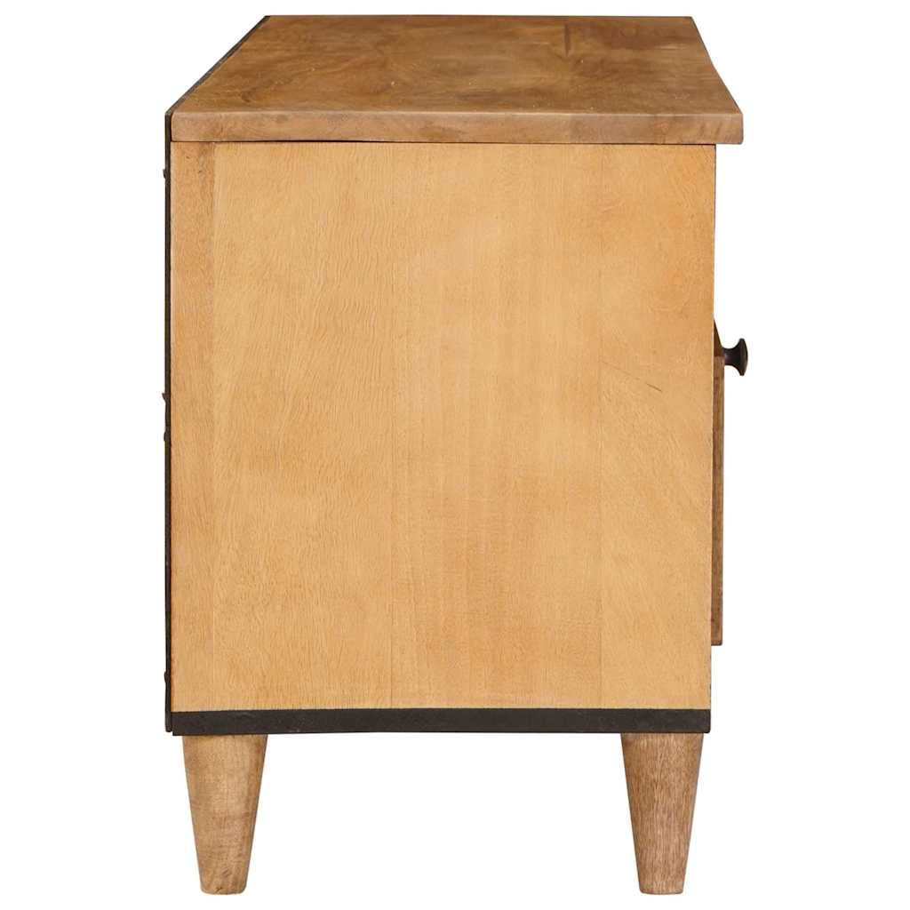 TV Cabinet 100 X 33 X 46 Cm Solid Wood Mango
