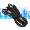 Headphone Male to Male AUX Coiled Cord Headset 3.5mm Audio Spring Cable Replacement